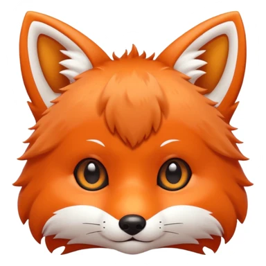 une tête de renard trop kawaii sticker