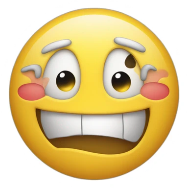 Smileys qui boude sticker