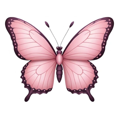Pastel Pink Butterfly  sticker