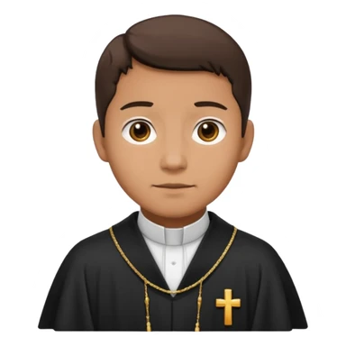 The priest who presides over the wedding sticker