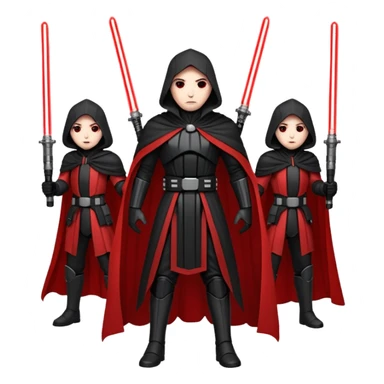 make red sith clan related propaganda sticker