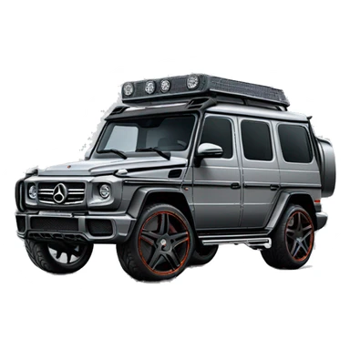 Grey Brabus gwagon  sticker