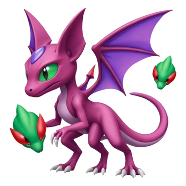 Genesect-Flygon-Sableye-Mewtwo-Mew-fusion sticker