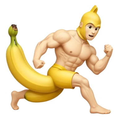 banana as superhuman sticker