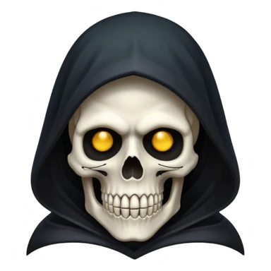 grim reaper head only sticker