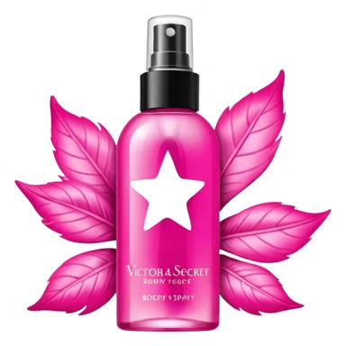 victoria secret body spray mist sticker