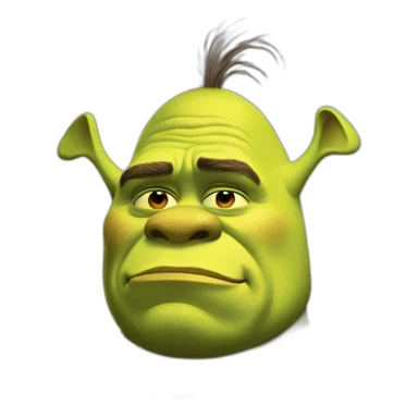sad shrek sticker