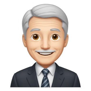 senior business man sticker