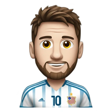 messi copa del mundo sticker