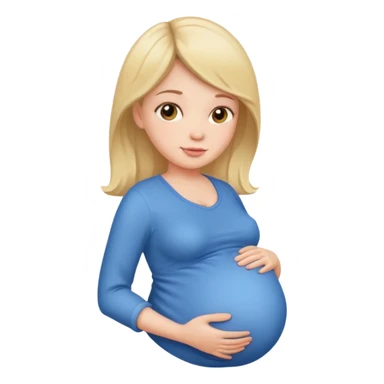 pregnant woman sticker