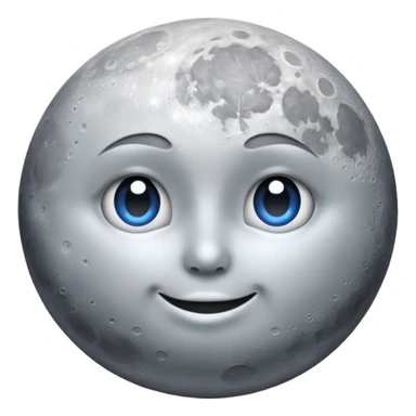 moon with no emoji sticker