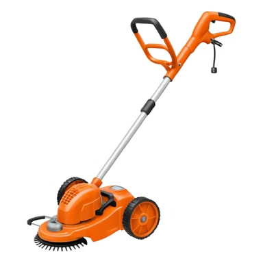 Echo lawn trimmer with orange more like the real thing  sticker