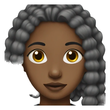 Clean black girl aesthetic sticker