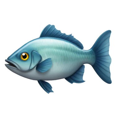 How you would show how large a fish is  sticker