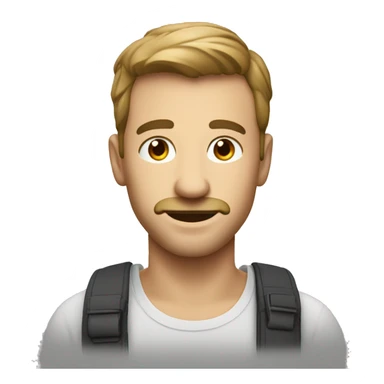 L'homme avec un appareil photo sticker