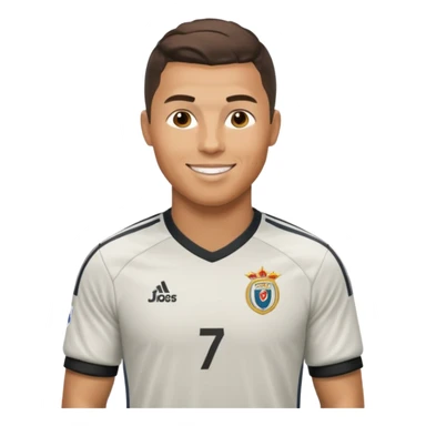 Ronaldo 2008 smiling  sticker