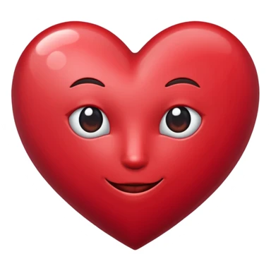 Coeur couleur bordeaux sticker