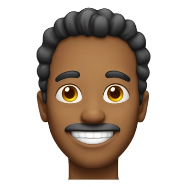 Happy man with acne sticker