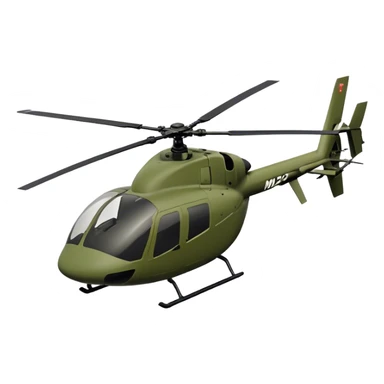 MD 500 - MD Helicopters (Model Year: 2021) (Iconic colour: Olive green) sticker