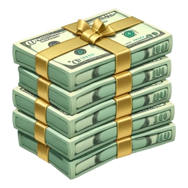 Teal $1 million dollars sticker