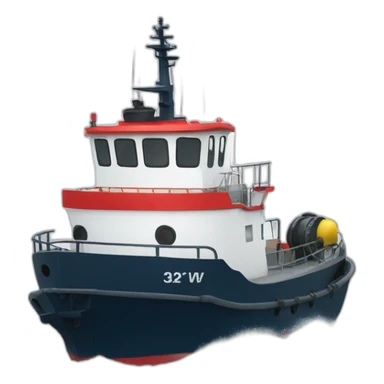 tug vessel sticker
