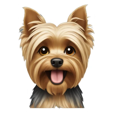 Yorkshire Terrier playing sticker