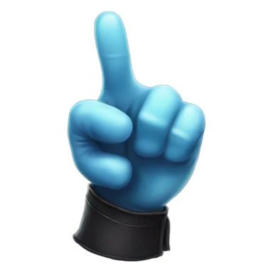 thumb up, magical style, gothic glove sticker