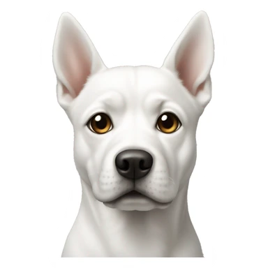 Chien blanc  sticker