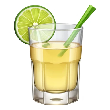 Shot of tequila sticker