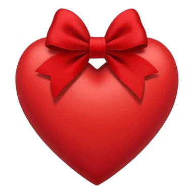 heart with a velvet bow, kpop sticker