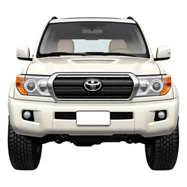 Toyota Land Cruiser - Toyota (Model Year: 2021) (Iconic colour: White) sticker