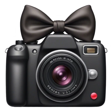 Камера с бантиком sticker