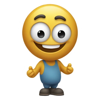 a smiley smiski sticker