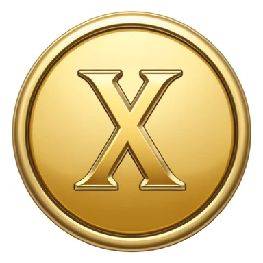 A golden bordered XI badge sticker