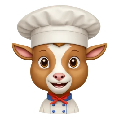 Goat cook sticker