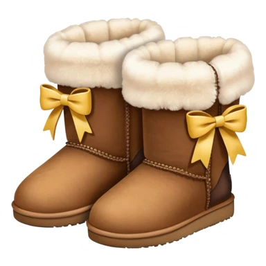 Uggs with bows sticker
