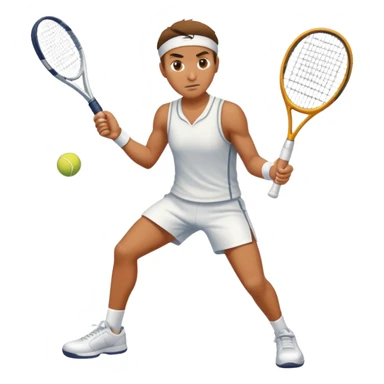 tennis player sticker