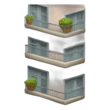 balcony apartment sticker
