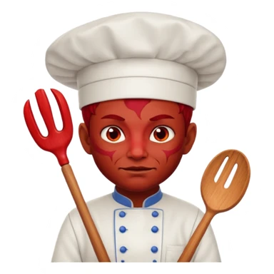LUCIFER CHEF DEVIL ATTITUDE MORE sticker