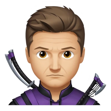 Jeremy Lee Renner Hawkeye 
 sticker