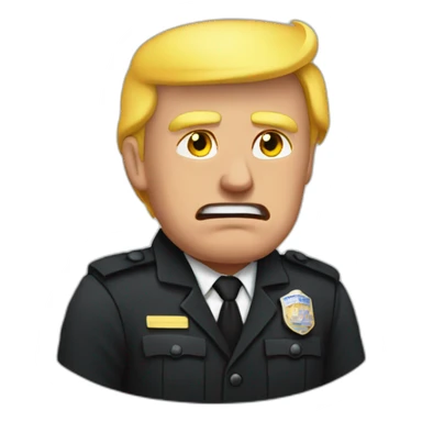 trump-getting-arrested sticker