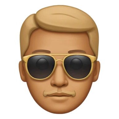 thailand ancient man with sunglasses sticker