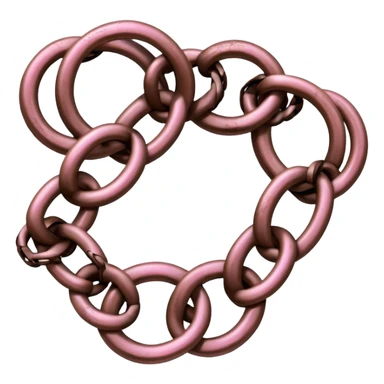 Pink broken chains  sticker
