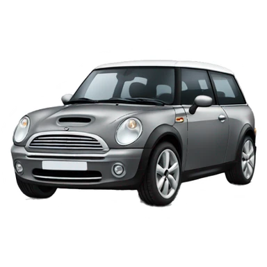Grey mini cooper clubman sticker