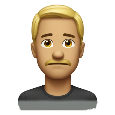 Disappointment emoji sticker