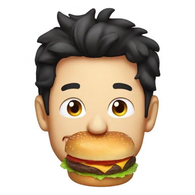 markiplier eating a hamburger sticker