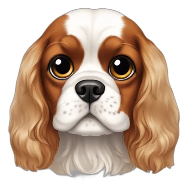 dog Cavalier King Charles Spaniel full height sticker