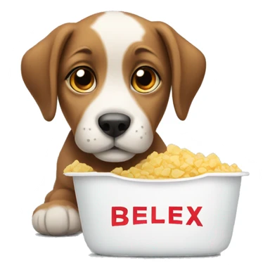 Puppy watching netflix sticker