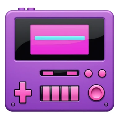 Necesito botones para un reproductor de música, los botones tienen que mezclar un estilo pixel art con vaporwave y usar como coló principal un morado, tienen que ser de: Rewind, Play, Pause, Forward y Stop sticker