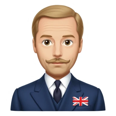 Prince George Duke Of Kent 5th Son of King George V but he don't have beard and he is husband of Princess Marina Of Greece And Denmark  sticker